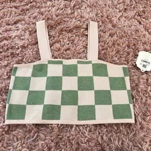 Checkered crop tank from Altar’d State